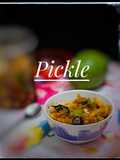 Aam ka aachar/Raw mango pickle