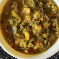 Spinach curry A picture of Spinach curry.