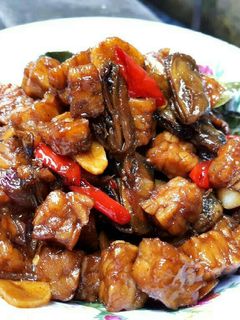 Foto resep Oseng kerang tempe