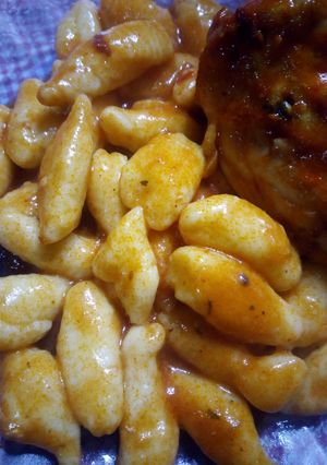 Una foto de Ñoquis caseros