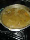 Guandules con carne salada!!