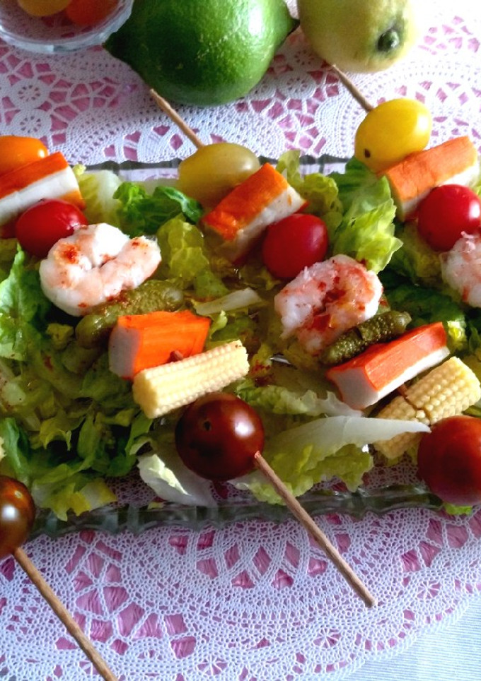 Una foto de Pinchos marinos