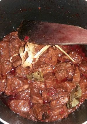 Foto resep Rendang praktis indofood 😄😄