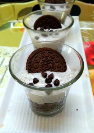 चोको ओरियो मूस (choco oreo mousse recipe in Hindi) रेसिपी मुख्य फोटो