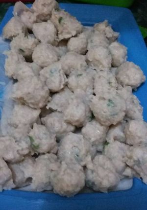 Foto resep Bakso ayam kenyal