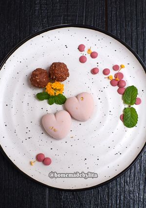 Foto resep Ruby ice cream pudding #homemadebylita