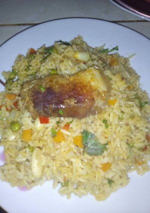 Una foto de Arroz con chanchito