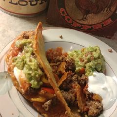 A picture of Crunchy Beef Tacos (Keto).