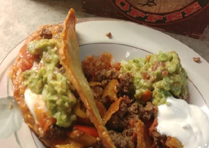 Recipe of Homemade Crunchy Beef Tacos (Keto)