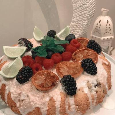 كيكة الليمون بالبلوبيري على طريقة هند الفوزان بالصور من أمل العنزي كوكباد