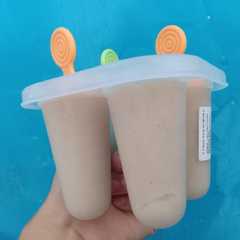 A picture of Es krim sirsak kurma MPASI 8 sampai 12 bulan.