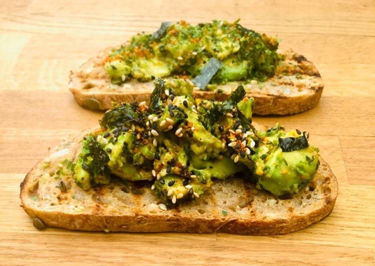 Recipe of Favorite Avocado Toast with Furikake