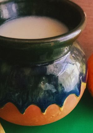 Una foto de Atole de mandarina