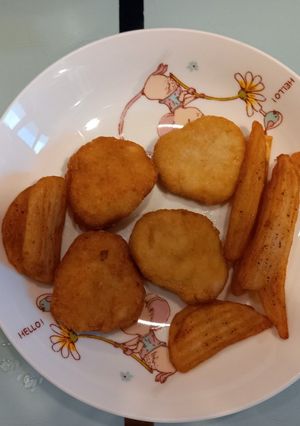 摩斯雞塊和薯條(氣炸鍋) 的食譜成品照片