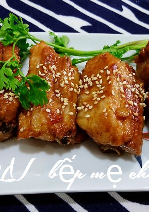 Hình của món Sườn non sốt me.