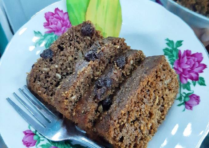 Cara Membuat Banana Oatmeal Cake (diet) Anti Gagal