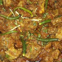A picture of Mutton karahi.