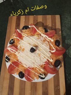 صورة لوصفة سلطة ارز وجزر 🥗🥗🥗🥗