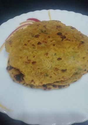 A picture of Dudhi Thepla.