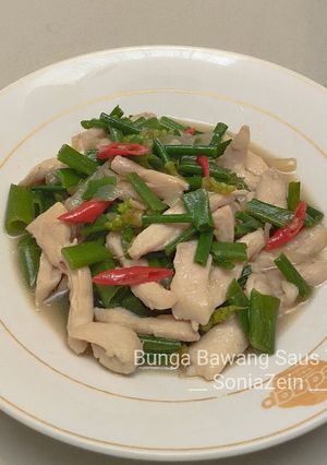 Foto resep Bunga Bawang Saus Tiram