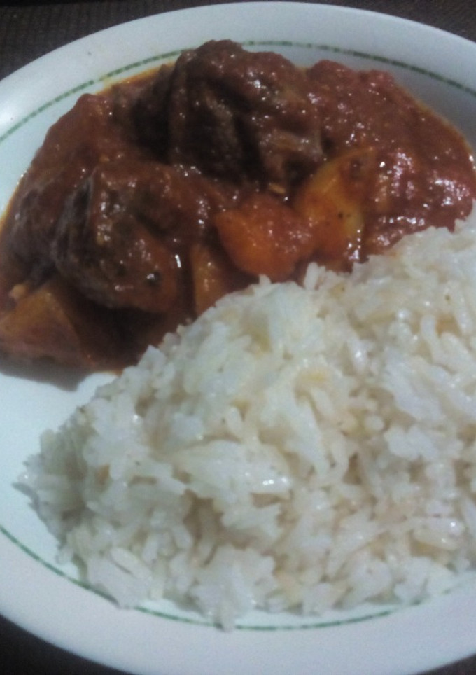 Una foto de Carne guisada guatemalteca rápida