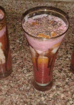 صورة لوصفة ميلك تشيك فواكه