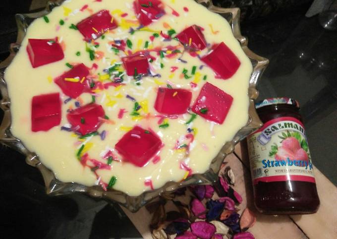 Vanilla fruit custard ππ