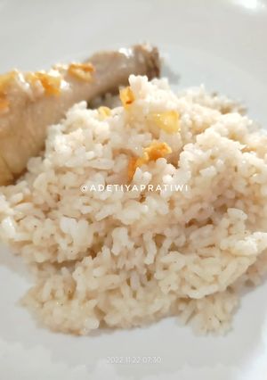 Foto resep Nasi Hainan Rice Cooker
