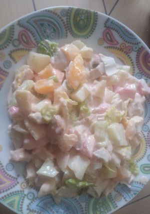 Una foto de Ensalada de cerdo o de pollo