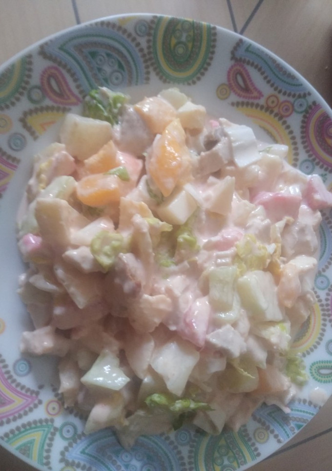Una foto de Ensalada de cerdo o de pollo