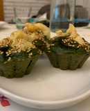 Muffins saludables de espinacas y zanahoria