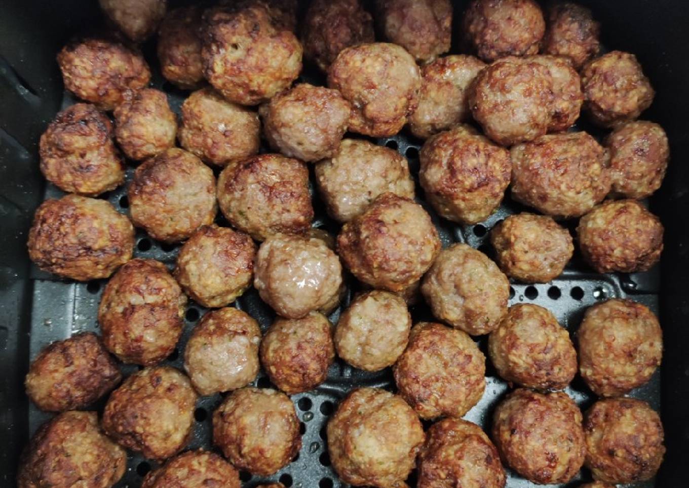 Albóndigas con freidora sin aceite 🤤🤤👌