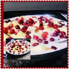 A picture of Talbina fruit porridge.