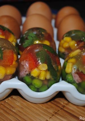 A picture of EasterBake Jelly eggs.