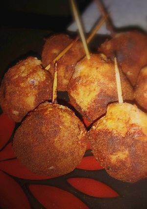 A picture of Yam lollipop.