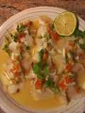 Sashimi con ají amarillo