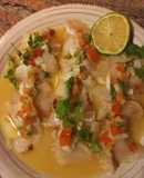 Sashimi con ají amarillo
