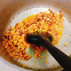 A picture of Chane ki dal.