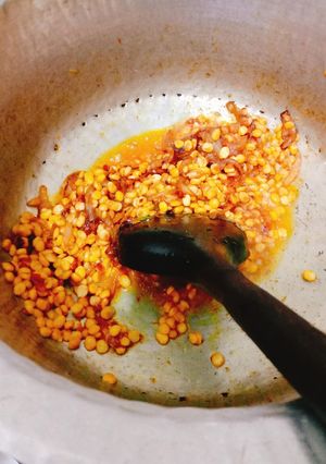 A picture of Chane ki dal.