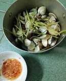 Nghêu hấp sả