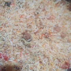 A picture of Shrimps Biryani.