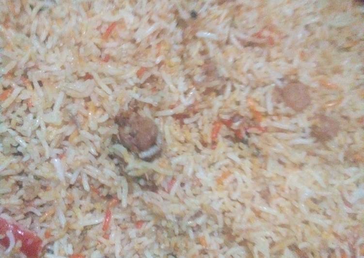 Recipe of Super Quick Homemade Shrimps Biryani