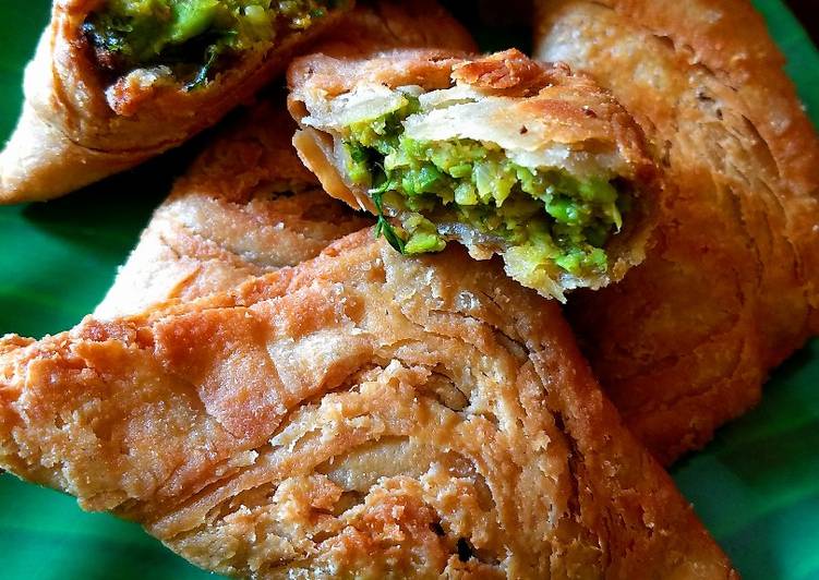 How to Prepare Homemade Peas Puff Pastry