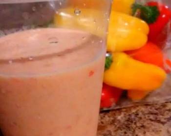 Fresh, Making Recipe Sweetie Baby  Bailey Farms NC Bell Pepper Smoothies Yummy