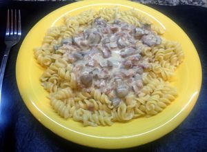 Una foto de Salsa Caruso con salsa de soja