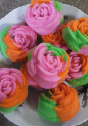 Foto resep bolu kukus mawar yummi