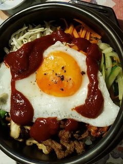 Foto resep Bibimbap korean rice bowl keto friendly #siapramadan