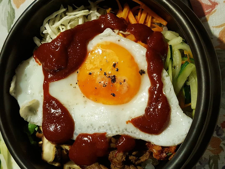 Bagaimana Membuat Bibimbap korean rice bowl keto friendly #siapramadan, Enak Banget