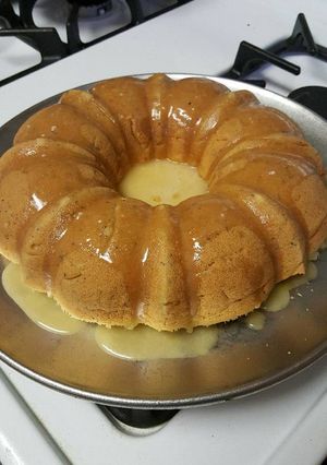 A picture of Glazed Poppy Seed Cake.