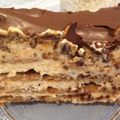 Una foto de Tarta de galletas, café y marcarpone